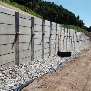 Anchored Retaining Wall