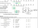 Simply Supported Member Of Triple W-shapes Design Spreadsheet