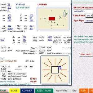 Slab Punching Design And Calculation Spreadsheet