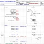 Design Of Column Foundation Connections Spreadsheet