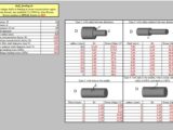 Design Shafts in Bending At Stress Concentration Region Spreadsheet