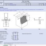 Shear Lug Design Verification Spreadsheet