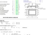 Temporary Tank Footing Design Based on ACI 318-14 Spreadsheet