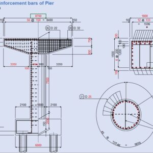 Arrangement Reinforcement Bars Of Pier Spreadsheet