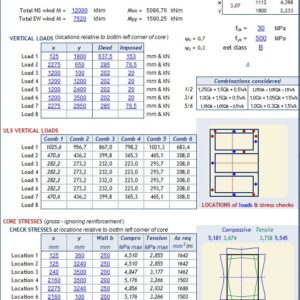 Shear Wall Load Distribution To BS EN 1992-1_2004 Spreadsheet