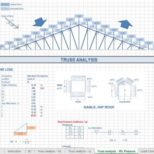 Truss Analysis And Calculation Spreadsheet