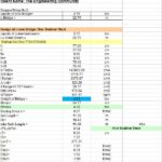 Design And Calculation Of Crane Bridge Spreadsheet