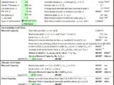 Liquid Retaining Reinforced Concrete Section to BS 8007 and BS 8110 Spreadsheet