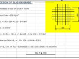 Slab On Grade Design and Calculation Spreadsheet