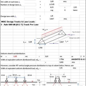 Arch Culvert Design and Calculation Spreadsheet