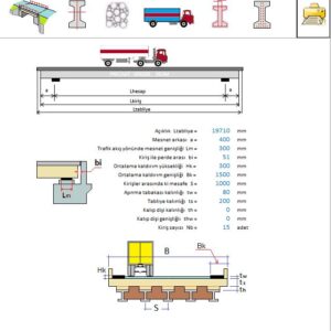 Prestressed Girder Design and Calculation Spreadsheet