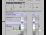 Calculator for assessment of coldformed steel structures Spreadsheet