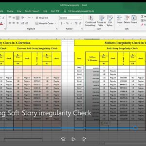 ETABS Tutorial Building Soft-Story Irregularity Check