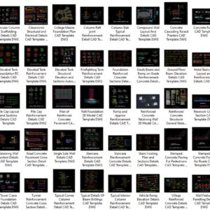 Best Collection Of Reinforcement Concrete Autocad DWG Drawings