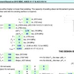 Existing Concrete Beam Enhancement Based on 2015 IEBC ASCE 41-17 & ACI 318-14 Spreadsheet