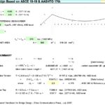 Cable Structure Design Based on ASCE 19-10 & AASHTO 17th Spreadsheet