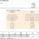 Estimation of Soil Improvement by Vibro Replacement Spreadsheet