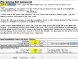 Optimize Your Pile Design with the Pile Driving Set Calculator Spreadsheet